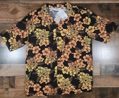H&M Stranger Things Hawaiian Shirt Youth 18 Demogorgon Floral Netflix - Image 1 of 4