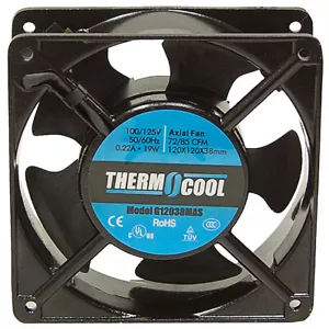 THERMOCOOL G12038MAS AXIAL FAN 85 CFM 115 VOLT AC 16-1439 - Picture 1 of 1