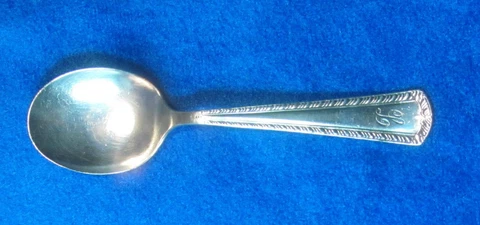 Sterling Silver Baby Spoon  Item # 164 Cover