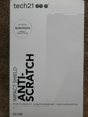 TECH21 IMPACT ANTI-SCRATCH BULLETSHIELD SCREEN PROTECTOR FOR LG V30 - Image 1 of 4