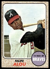 1968 TOPPS FELIPE ALOU ATLANTA BRAVES #55