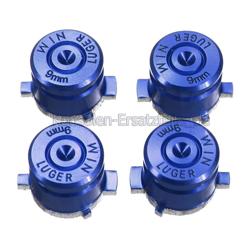 2 Sets = 8 Metall Action Tasten Mod Bullet Buttons PS4 Controller Modding BLAU - Bild 1 von 1
