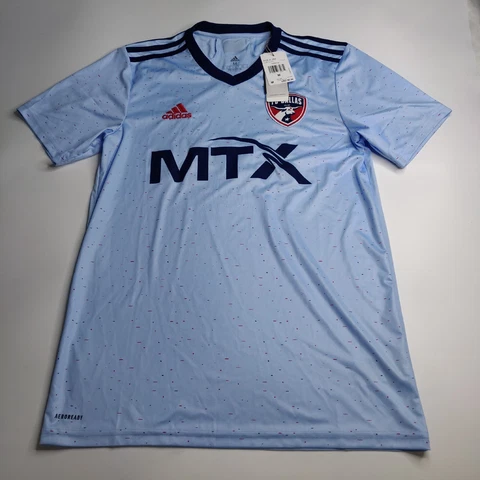 NWT ADIDAS FC Dallas MTX Away Jersey Aeroready Soccer Men's Sz M Cover