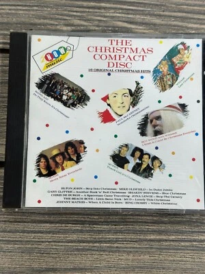 Vtg RARE The Christmas Compact Disc 16 Hits Elton John Gary Glitter 1986 CD - Image 1 of 2