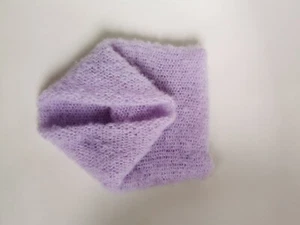 Schal Loop handgestrickt aus warmer weicher Wolle Alpaka Seide NEU - Bild 1 von 2