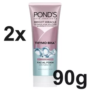 2xPonds Bright Miracle Ultimate Acne Solution THYMO-BHA Facial Foam 90g. - Picture 1 of 5