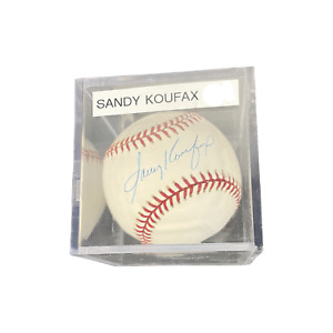 SANDY KOUFAX AUTOGRAPHED SIGNED MLB BASEBALL - ROLLIE FINGERS COA