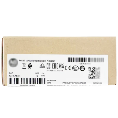 Новый сетевой адаптер ввода/вывода Allen-Bradley 1734-AENT POINT Ethernet - Изображение 1 из 4