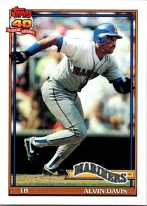 1991 Topps - Alvin Davis #515 - Foto 1 di 2