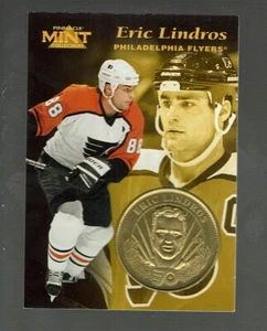 1996-97. Pinnacle Mint Card & Bronze coin Eric Lindros. #3 of 30 - Picture 1 of 2