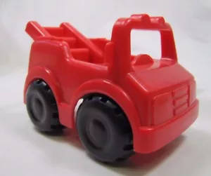 Fisher Price Little People RED FIREMAN'S FIRETRUCK Fire Man Truck for STATION #2 - Picture 1 of 4