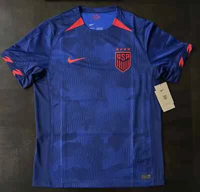 Nueva Camiseta Para Hombre Nike Fútbol EE. UU. USMNT 2023 Visitante Auténtica Estilo Real DR3971-406 Foto 1 de 3