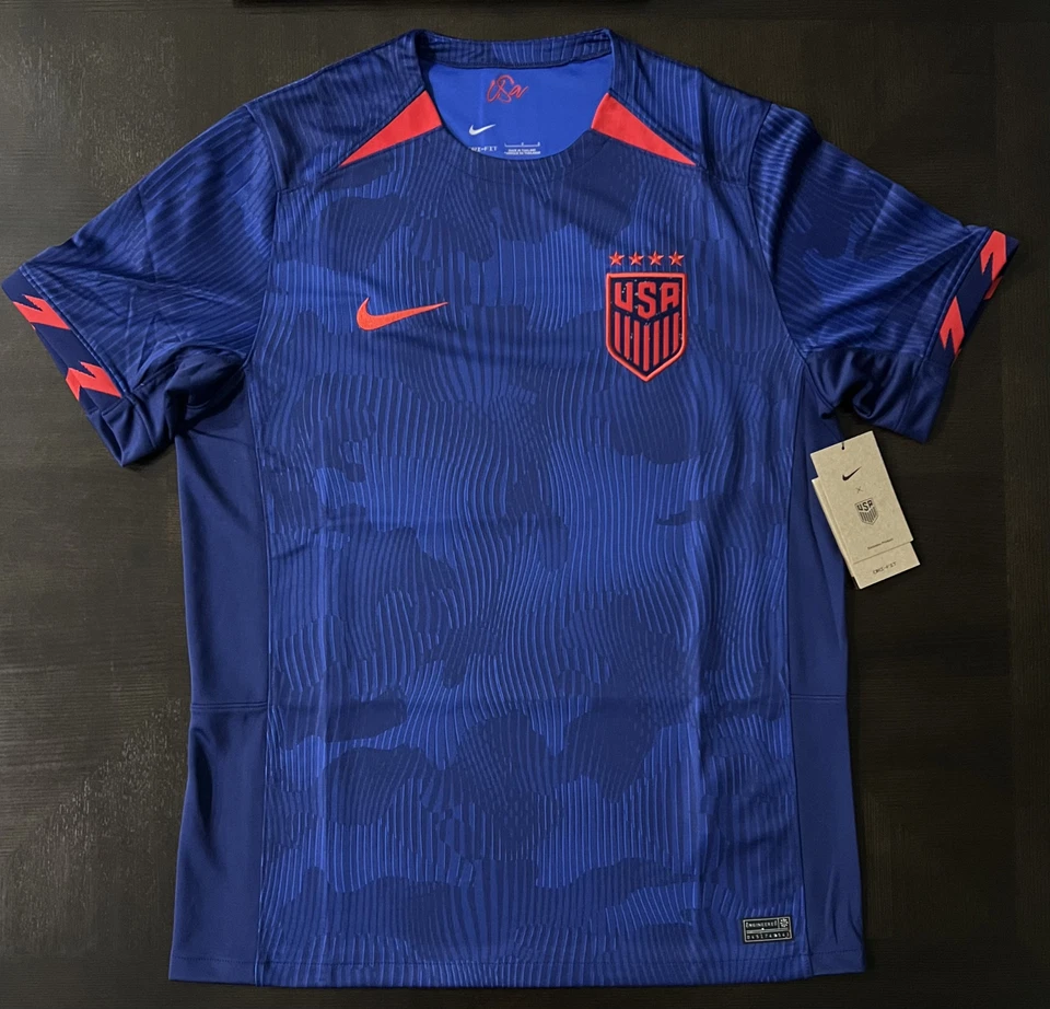 Nike USA USMNT Soccer 2023 4 Stars Kit Jersey Men's Size Large DR3971-406