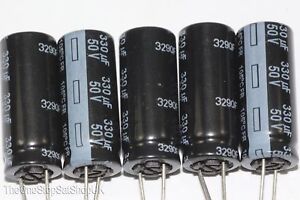 5 x Panasonic Ultra Low ESR 105 Grad FR Reichweite radiale Elektrolytkondensatoren