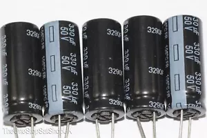 5 X Panasonic Ultra Low ESR 105 Degrees FR Range Radial Electrolytic Capacitors - Picture 1 of 63