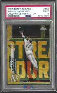 RAMON LAUREANO 2020 TOPPS CHROME GOLD WAVE REFRACTOR /50 PSA 9 MINT POP 1/1 - Picture 1 of 2