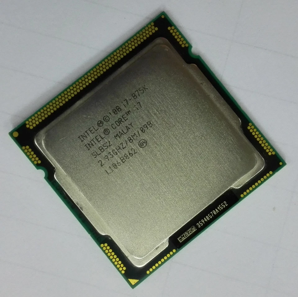 Intel Core i7-875K i7 875K BV80605001905AM LGA1156 Unlocked Desktop CPU - Image 1 of 2