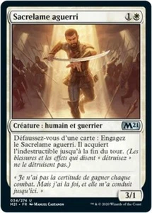 MTG Magic M21 - [x2] Seasoned Hallowblade/Sacrelame aguerri, French/VF - Picture 1 of 1