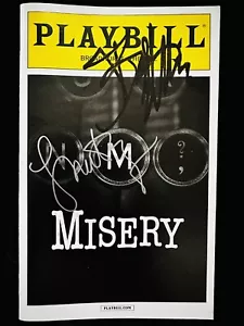 Bruce Willis & Laurie Metcalf Signed Misery Playbill. Die Hard. Rare Signature - Picture 1 of 2