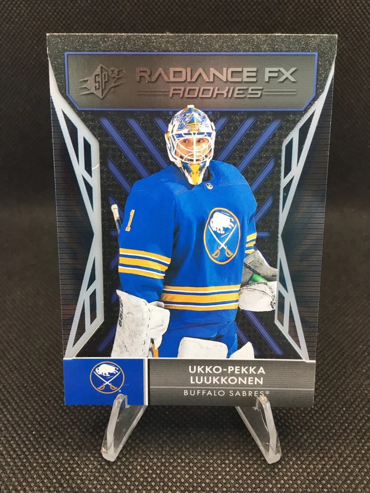 Ukko-Pekka Luukkonen 2021-22 UD SPX Radiance FX RC Buffalo Sabres #RFX-63 - Image 1 of 2