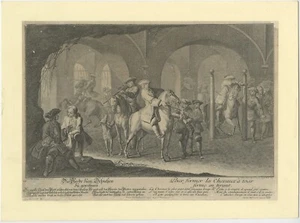 Antique Horse Print Training the Horses for Shooting - Picture 1 of 1