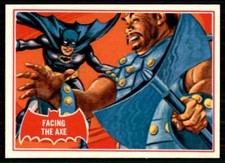 1989 Topps Batman Deluxe Reissue Edition Facing the Axe #6A
