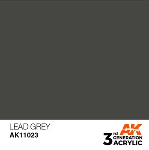 AK Interactive AK11023 Peinture Acrylique 3g Gris Plomb 17ml - Picture 1 of 1