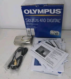 OLYMPUS STYLUS 410 COMPACT DIGITAL CAMERA 4 MP 3x OPTICAL ZOOM- UNTESTED - Picture 1 of 14