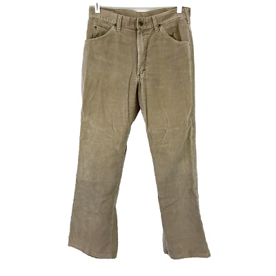 Vintage Lee Thick Whale Corduroy Brown Pants Waist 32 x 32 Act 31 x 29.5 - Image 1 of 4