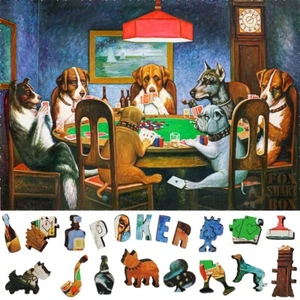 Wooden Jigsaw Puzzle for Adults by FoxSmartBox - 390 Pieces - A Friend in Need - Picture 1 of 9