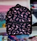 HELLO KITTY PINK FACES BLACK MINI BACKPACK