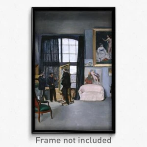 Frédéric Bazille - Bazille's Studio Print 11x17 Art Poster - Picture 1 of 1