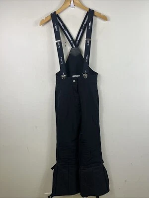 Pantalones con tirantes Killy Awt para mujer negros acampanados pierna esquí nieve - talla 26 Foto 1 de 4