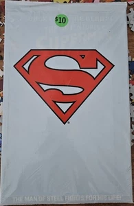 1993 Superman #500 ( Death Of Superman ) DC Comic White Poly Bag W/CARD INSIDE - Picture 1 of 2
