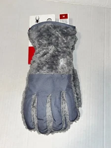 Guantes Spyder polar Snow Tech gris peltre para mujer medianos - Imagen 1 de 8