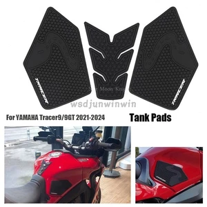 Tank Pads Fuel Anti-Slip Protector 3Pcs Stickers For YAMAHA Tracer9/9GT 2021-24 - Picture 1 of 10