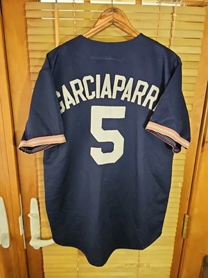 Vintage Majestic Boston Red Sox #5 Nomar Garciaparra Jersey Men’s M L Blue MLB - Image 1 of 4