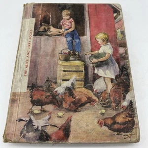 1957 Alice & Jerry Books Basic Reader Day In and Day Out HC Book *Ex Library - Picture 1 of 10