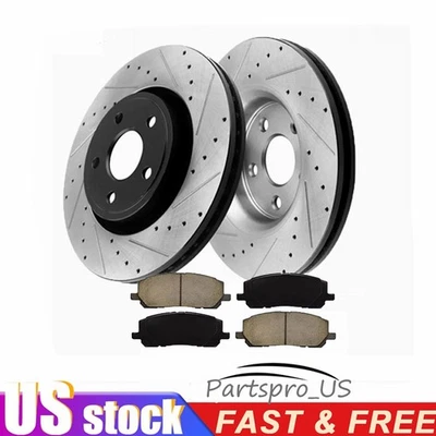 Juego de pastillas de freno delanteras para Toyota Celica GTS TC perforadas ranuradas + cerámica Foto 1 de 4