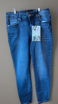 ¡¡Mira!! Jeans Kendall + Kylie Talla 7/28 Mujer Ultra Babe Ajustados Azul Denim Foto 1 de 4