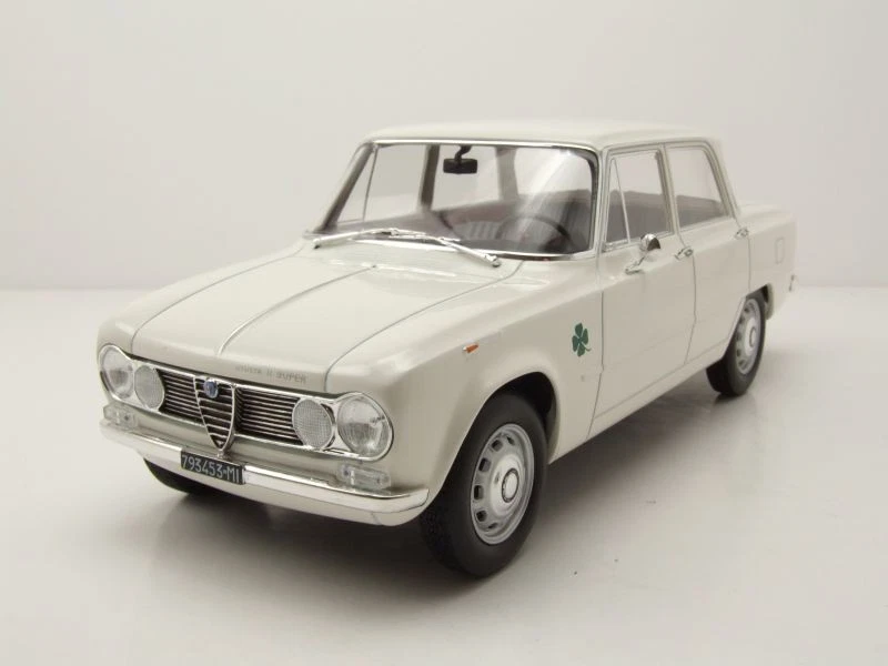 Norev 187970 1/18 Alfa Romeo Giulia TI Super 1963 Modello Auto Diecast Bianca