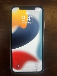 Apple iPhone 11 Pro White 256GB Unlocked - Cracked Front - Photo 1 sur 3
