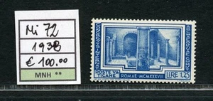 87166 ITALIA 1938 MNH Michel # 72 - Imagen 1 de 1