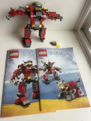 LEGO Creator 5764 Rescue Robot 97% Complete + Instructions - RETIRED RARE! - Image 1 of 4