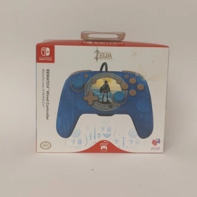 PDP The Legend of Zelda Wired Controller for Nintendo Switch - Blue. - Image 1 of 2