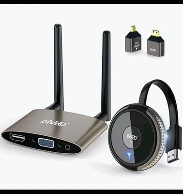 Wireless HDMI Transmitter and Receiver 4K, MpioLife HDMI Wireless 165FT - Image 1 of 4