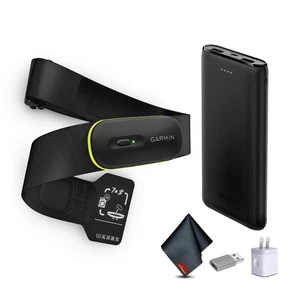 Garmin HRM 600 Chest Strap Heart Rate Monitor, XS-S​​ , P-Bank , Bundle - Picture 1 of 7