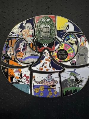 Mansión embrujada vacaciones Pesadilla antes de Navidad 2021 misterio juego completo de prendedores Foto 1 de 4