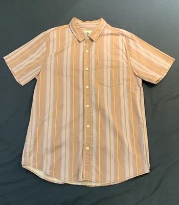 Camisa De Colección Pacsun Púrpura Rayas Cuello Botón Para Hombre Talla M Excelente Foto 1 de 4