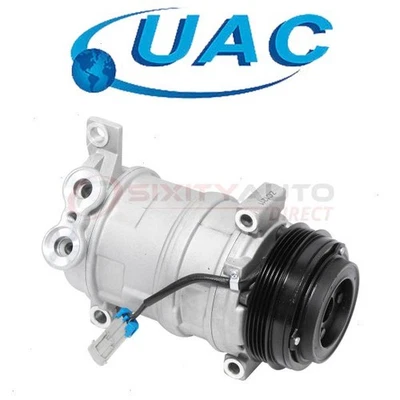 UAC AC Compressor for 2001-2002 GMC Sierra 2500 HD 6.0L V8 - Heating Air ei Foto 1 de 4